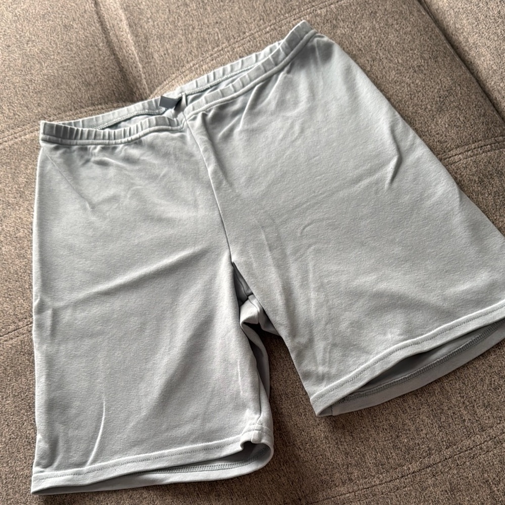 Skims Baby blue biker Shorts